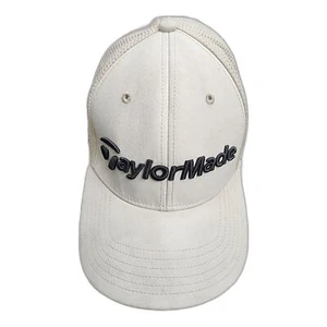 Taylormade R1 RBZ Men's Golf Hat Size L/XL Fitted Beige Stretch - Picture 1 of 7