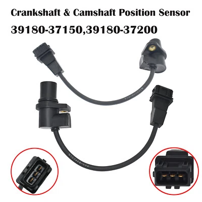 2x Crankshaft/Camshaft Position Sensor For Hyundai Sonata Santa Fe Kia Sportage - Image 1 of 4