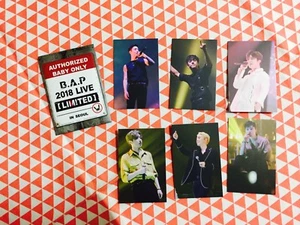 BAP 2018 Live concert [Limited] photocard goods separated item - Picture 1 of 8