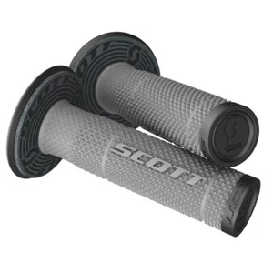SCOTT SX II Grips Grey/Black (Diamond Pattern) Set + Donuts - 219624-1019 - Picture 1 of 1
