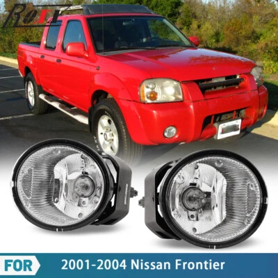 Luces antiniebla aptas para Nissan Frontier Xterra 2001-2004 lámpara de parachoques de conducción con cable Foto 1 de 4