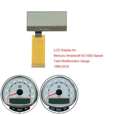 Gauge LCD Display For Smartcraft SC1000 Tachometer Speedometer Dashboard - Image 1 of 4