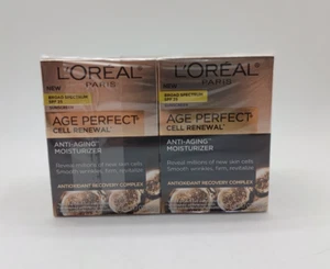 L'Oreal Age Perfect Cell Renewal Anti-Aging Moisturizer - 1.7 oz Each (2 Pack) - Picture 1 of 3