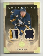 2013-14 Upper Deck Artifacts SPECTRUM Patch Patch LUKE ADAM  Serial #2/15