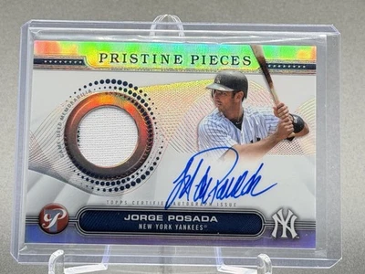 2024 Topps Pristine Béisbol Piezas Prístinas Automático Jorge Posada PPAR-JP Foto 1 de 2
