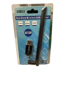Adattatore USB wireless dual band rete WIFI AC1200 - Foto 1 di 2