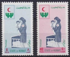 Kuwait postfris 1972 MNH 541-542 - Rode halve maan (K021) - Bild 1 von 1