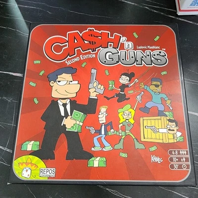 Cash n Guns 2nd Edition (2014 Repos boardgame) 4-8 Players; Ages 10+ - Image 1 of 3