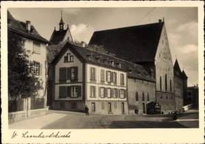 Ak Basel Schweiz, St. Leonhardskirche, Straßenbahn - 4786073 - Picture 1 of 2