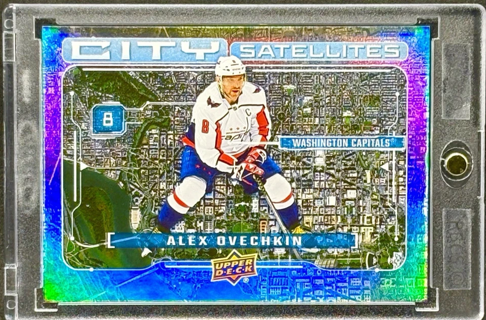 Alex Ovechkin RARE CITY REFRACTOR INVESTMENT CARD SSP CAPITALS MVP MINT - Image 1 of 2