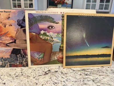 WEATHER REPORT 3x VINYL LP LOT - HEAVY WEATHER (NM-), MR. GONE & MYSTERIOUS TRAV - Image 1 of 4