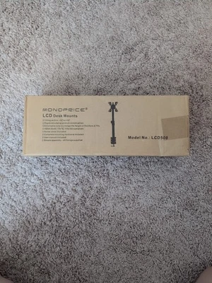Monoprice LCD 500 Monitor Desk Mount Black - Image 1 of 2