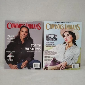 Cowboys & Indians Magazine Lot of 2 Issues August 2022 April 2024 Zahn McClarnon - Picture 1 of 13