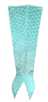 Lindo!  Manta de felpa portátil cola de sirena para niña - verde menta. Talla inferior NUEVO Foto 1 de 3