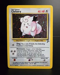 JCC Pokémon - Clefairy - #6 - Holo raro - ilimitado - set base 2 (2000) - mp/lp - Imagen 1 de 3