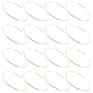  20 piezas anillos de metal artesanales aro para manualidades círculo hágalo usted mismo atrapasueños suministros - Imagen 1 de 20