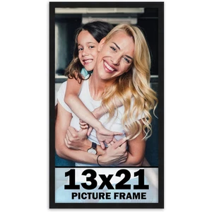 Bilderrahmen 13x21, moderner Fotorahmen inkl. UV Acryl Bruchschutz Front - Bild 1 von 11