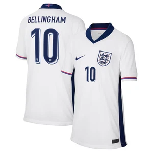England Kid's Football Shirt Nike Home Top - Bellingham 10 - New - Picture 1 of 3
