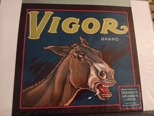 Vigor Brand Produce Label - VERY RARE - Picture 1 of 1