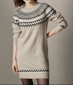 Ex F&F Ladies Aztec Printed Stretch Jumper Dress Sizes 6-22 - Picture 1 of 4