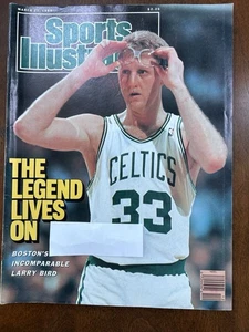 Sports Illustrated 21/03/1996 Larry Bird Boston Celtics La leggenda vive su EX - Foto 1 di 3