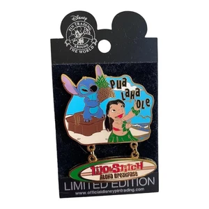 New 2005 Disney DLR Lilo & Stitch Aloha Breakfast Pin Special Edition of 10,000 - Picture 1 of 3