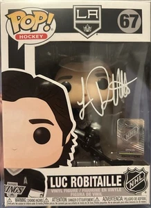 Luc Robitaille Los Angeles Kings Signed NHL Funko Pop COA - Bild 1 von 6