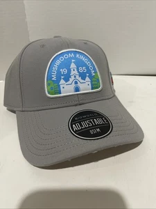 NWT BioWorld Super Mario Mushroom Kingdom Patch Hat - Gray - OSFA - Picture 1 of 1