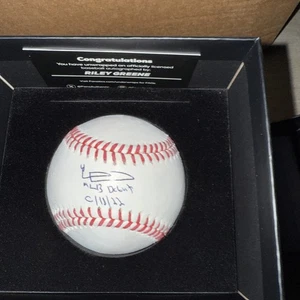 Riley Greene Autographed Official MLB Baseball with MLB Debut Inscription - Picture 1 of 4