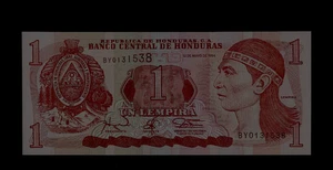 BANCONOTA HONDURAS (1 ) 1 LEMPIRA 12 . 5. 1994 P 76 NON CIRCOLATO - Foto 1 di 2