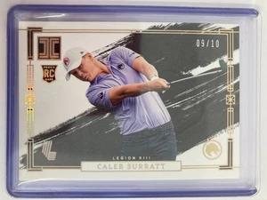 PANINI IMPECCABLE LIV GOLF 24/25 CALEB SURRATT LEGION XIII GOLD RC 009/10. - Bild 1 von 2