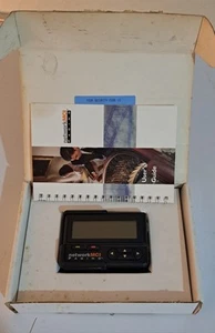 VTG VINTAGE MOTOROLA RARE BLACK PAGER BEEPER - W/ Box And Manual - Photo 1/2