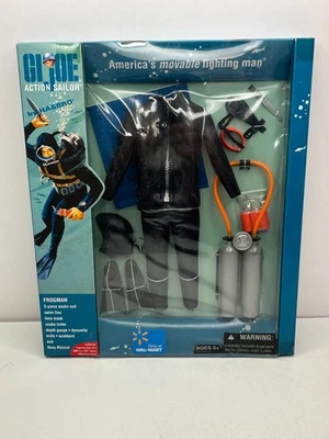 HASBRO G.I. JOE 2008 12" ACCIÓN MARINERO FROGMAN TRAJE HÚMEDO BUZO KIT ACCESORIOS Foto 1 de 4