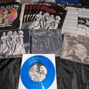 HELLPIKE #18 + 7" blue INFERNAL FIRE/CHAPEL OF DOOM tales under the oak zemial - Bild 1 von 3