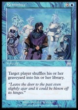 MTG 4x Reminisce-Onslaught * Graveyard to LIBRARY *