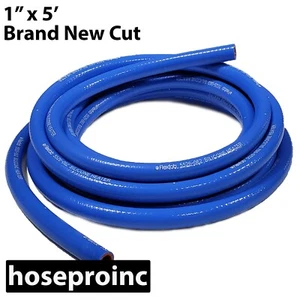 High Performance Silicone Heater Hose - 1" ID x 5 ft Blue (1.00"|25mm) - Foto 1 di 2