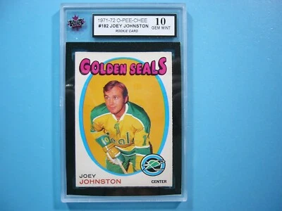 1971/72 O-PEE-CHEE NHL HOCKEY CARD #73 BERT MARSHALL KSA 10 GEM MINT SHARP+ OPC - Image 1 of 4