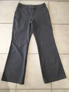 COUNTRY ROAD Sz 10 Lds Wrap Waist Flare Wide Leg Distressed Fade Denim Jeans New - Picture 1 of 12