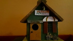 Schoolhouse Birdhouse 6" Tall - Picture 1 of 4