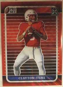 CLAYTON TUNE 2023 Leaf Pro Set Metal RC RED PRISMATIC SP #1/1 Cardinals Houston - Picture 1 of 2