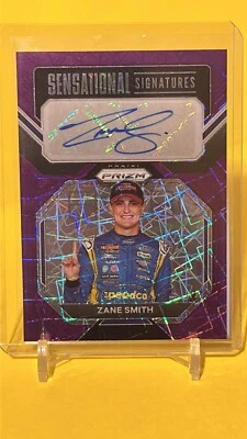2023 Panini Prizm Sensational Signatures Purple Velocity Zane Smith #SEN-ZST /49 - Image 1 of 2