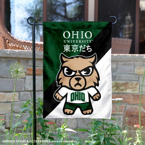 Ohio Bobcats Tokyodachi Garden Flag and Yard Banner Cover