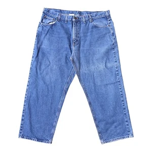 Carhartt B17 Men's 44x30 Loose Fit Blue Jeans Pants Nice Condition - Picture 1 of 11