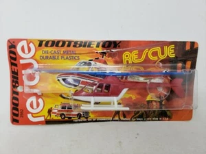 NEW NIP 1975 Tootsie Toy Rescue Helicopter #2552 Die Cast NOS - Picture 1 of 14