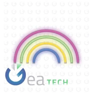 ROVI FOREVER LIGHT LAMPADA NEON LUCE LED DECORATIVO USB PLUG ON-OFF ARCOBALENO - Foto 1 di 2