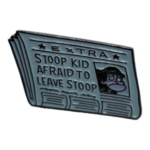 Hey Arnold Stoop Kid ha paura di lasciare il suo giornale Stoop spilla vintage retrò - Foto 1 di 2