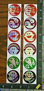 FANTASMAS DE HALLOWEEN, 12 HERMOSAS PEGATINAS METÁLICAS DE 0TC #CASPER - Imagen 1 de 2