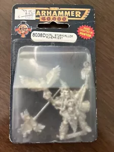 Warhammer 40k - NJAL STORMCALLER, RUNEPRIEST Sealed 1995 Vintage! - Picture 1 of 2