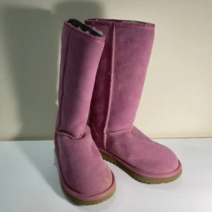 UKALA, Australia Emu designed Pink Mid Calf  Boots, Girls/women Size W5 - Picture 1 of 4