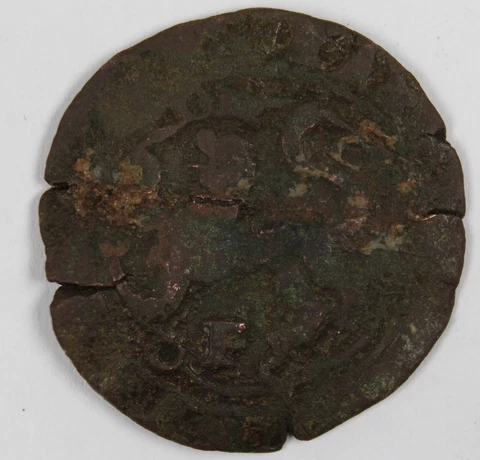 (1516-1556) DOMINICAN REPUBLIC -4 MARAVEDIS -1st Coinage of Hispañola- CHARLES I Cover
